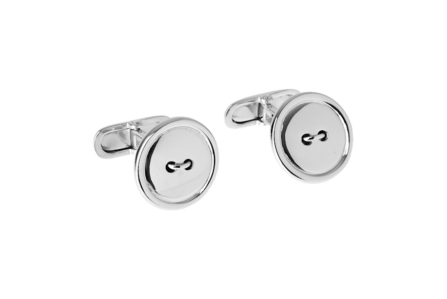 Gemelli Bottone argento Selezione Zanolli