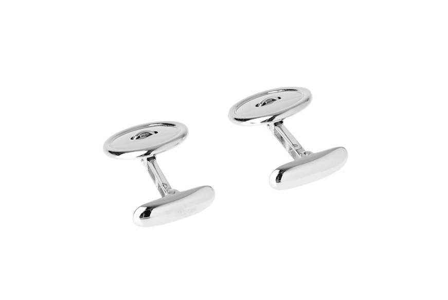 Gemelli Bottone argento Selezione Zanolli