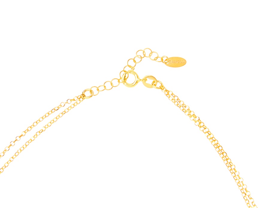 Necklace silver with turquoise and red resin Selezione Zanolli