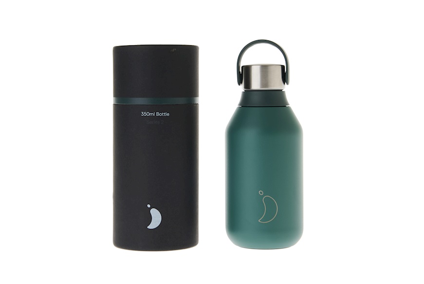 Thermal bottle steel pine green Chilly's Bottles