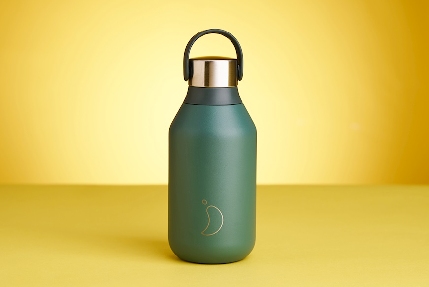 Thermal bottle steel pine green Chilly's Bottles