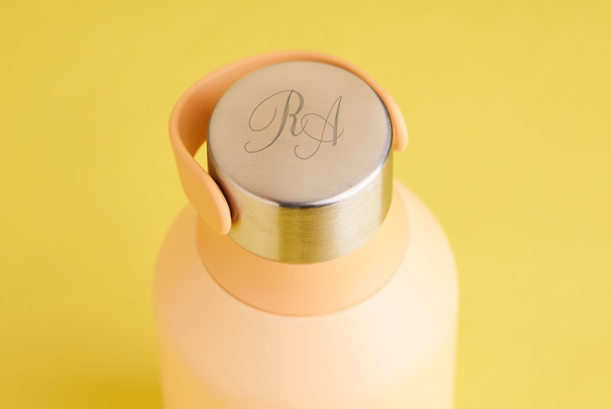 Thermal bottle steel peach orange Chilly's Bottles