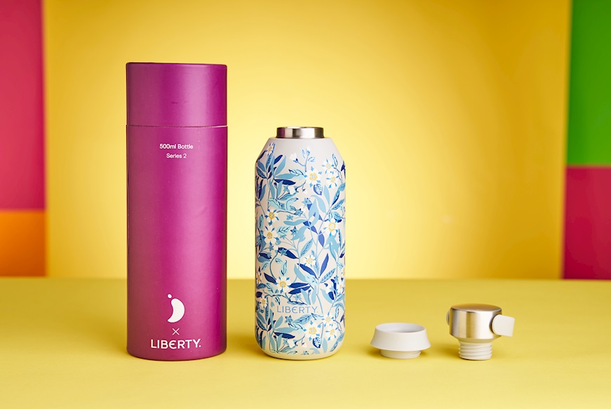 Thermal bottle steel liberty granite and flower Chilly's Bottles