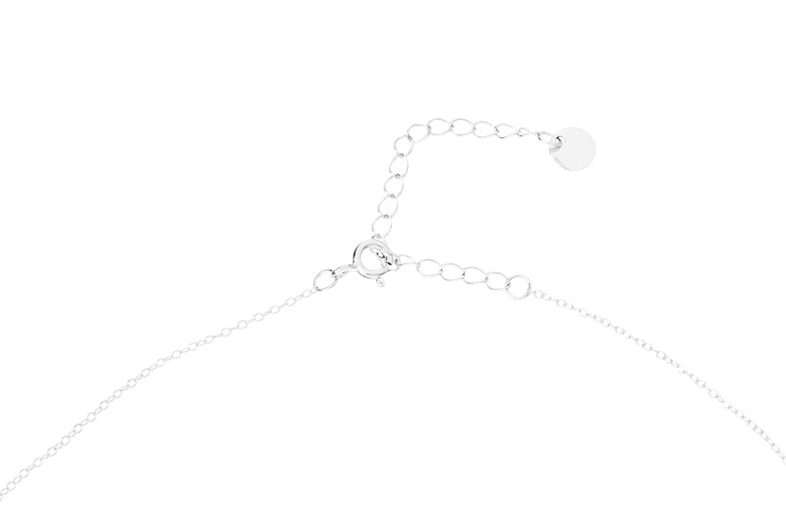 Necklace Luce silver with cubic zirconia Sovrani