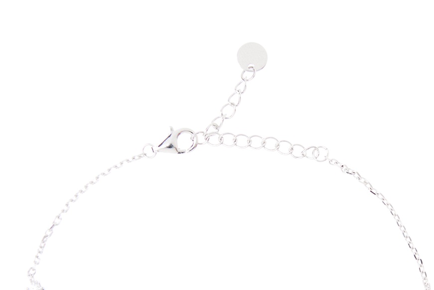 Bracelet Luce silver with cubic zirconia and ruby zircon Sovrani
