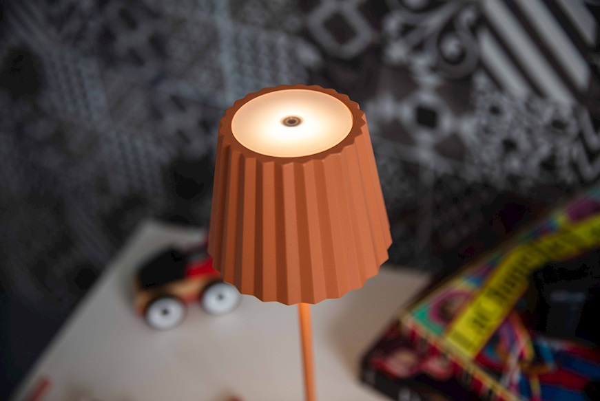 Lampada da tavolo a LED Troll 2.0 arancio Sompex