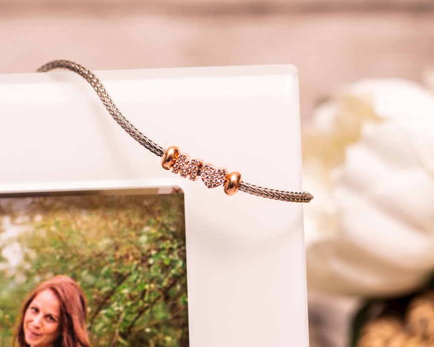 Ciondolo cuore Dancing Names argento con zirconi Sovrani