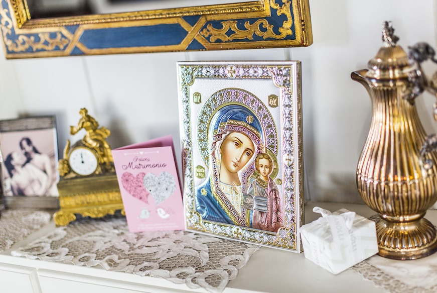 Madonna di Kazan argento pvd Selezione Zanolli