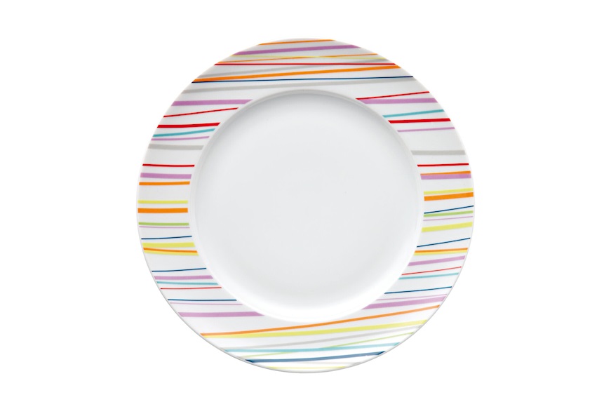 Dinner plate Sunny Day Stripes porcelain Thomas