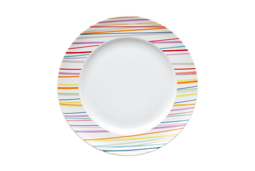 Dinner plate Sunny Day Stripes porcelain Thomas