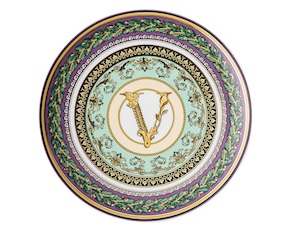 Fruit plate Barocco Mosaic porcelain Versace