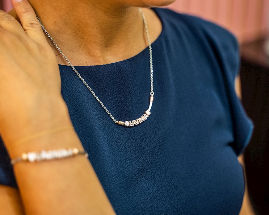 Letter Charm Dancing Names silver Sovrani