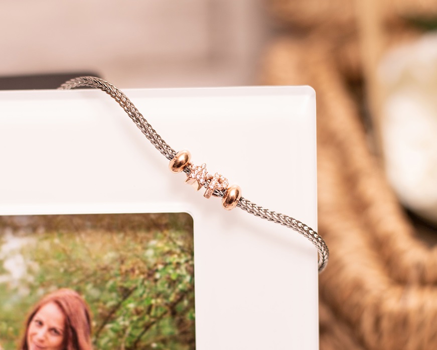 Ciondolo lettera Dancing Names argento Sovrani