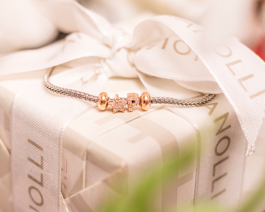 Star Charm Dancing Names silver with zircons Sovrani