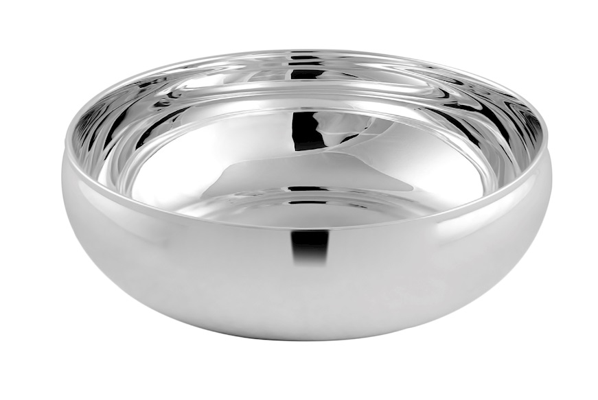 Round bowl silver Selezione Zanolli