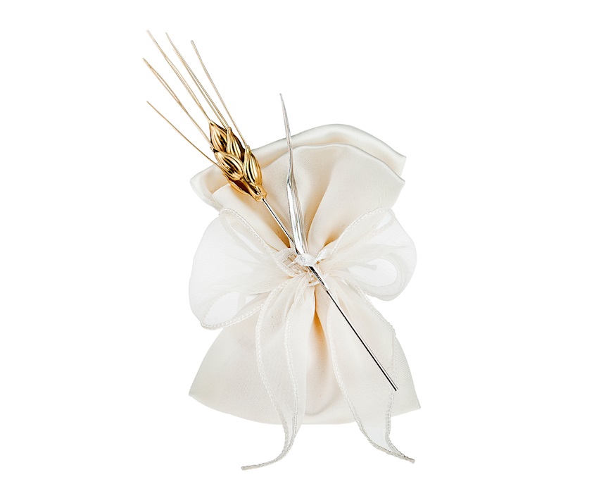 Bomboniera Spiga argento dorato Selezione Zanolli