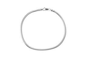 Bracciale argento a coda di topo Selezione Zanolli