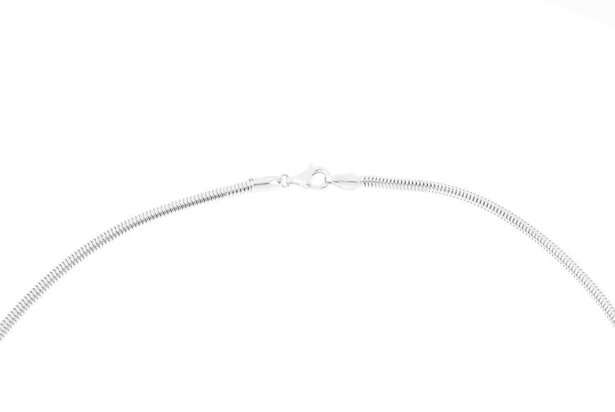 Mouse tail necklace silver Selezione Zanolli