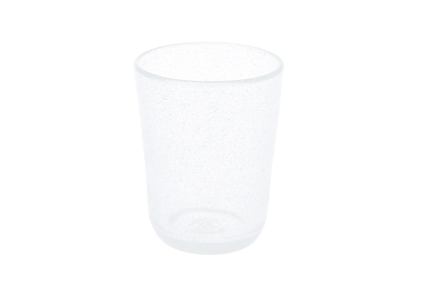 Bicchiere bianco trasparente Memento
