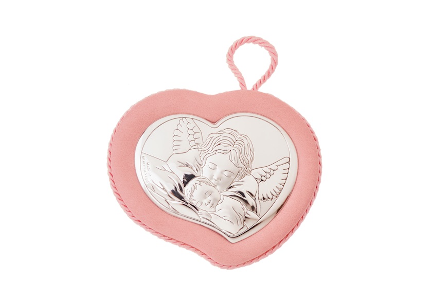 Music Box medallion Angel pvd Silver pink Selezione Zanolli