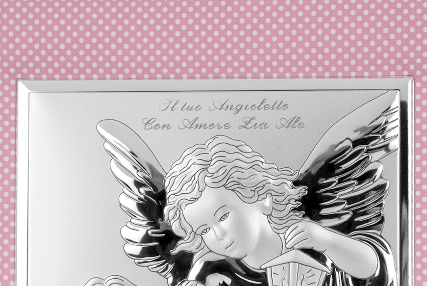 Pannello Angelo protettore rosa Selezione Zanolli