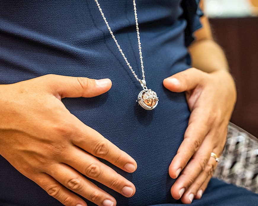 Collana chiama angeli Harmony ottone Albero della Vita Sovrani