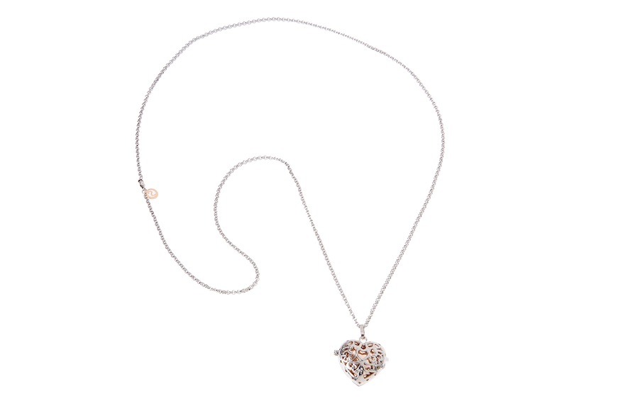 Collana Chiama Angeli Harmony ottone Cuore Sovrani