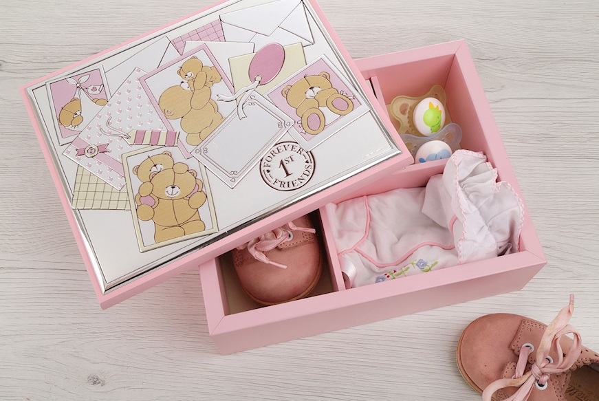 Scatola Ricordi Forever Friends rosa Selezione Zanolli