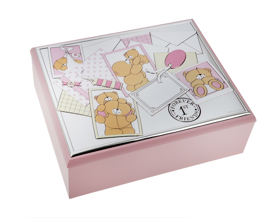 Scatola ricordi Forever Friends rosa Selezione Zanolli