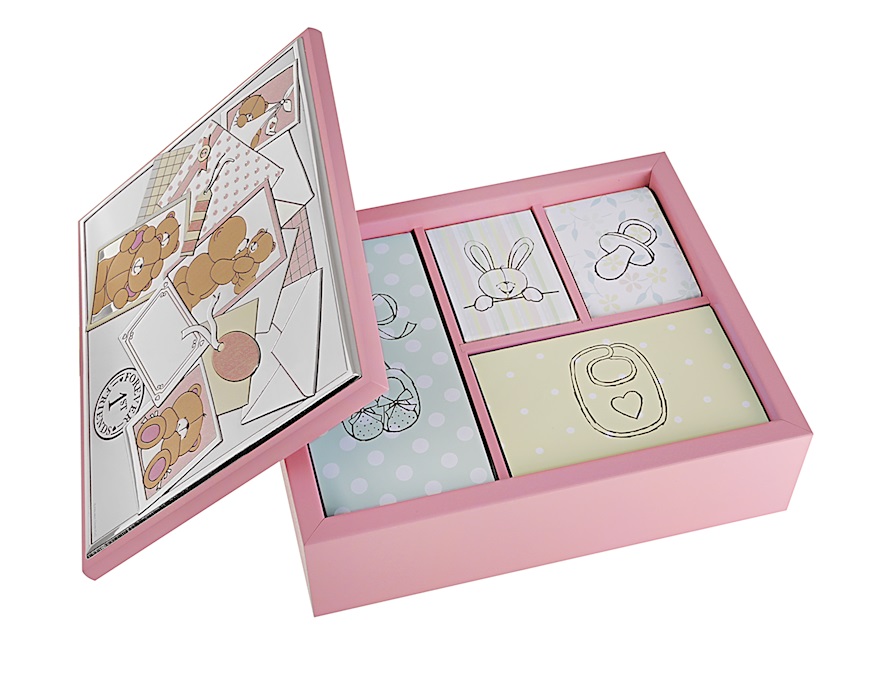 Scatola ricordi Forever Friends rosa Selezione Zanolli