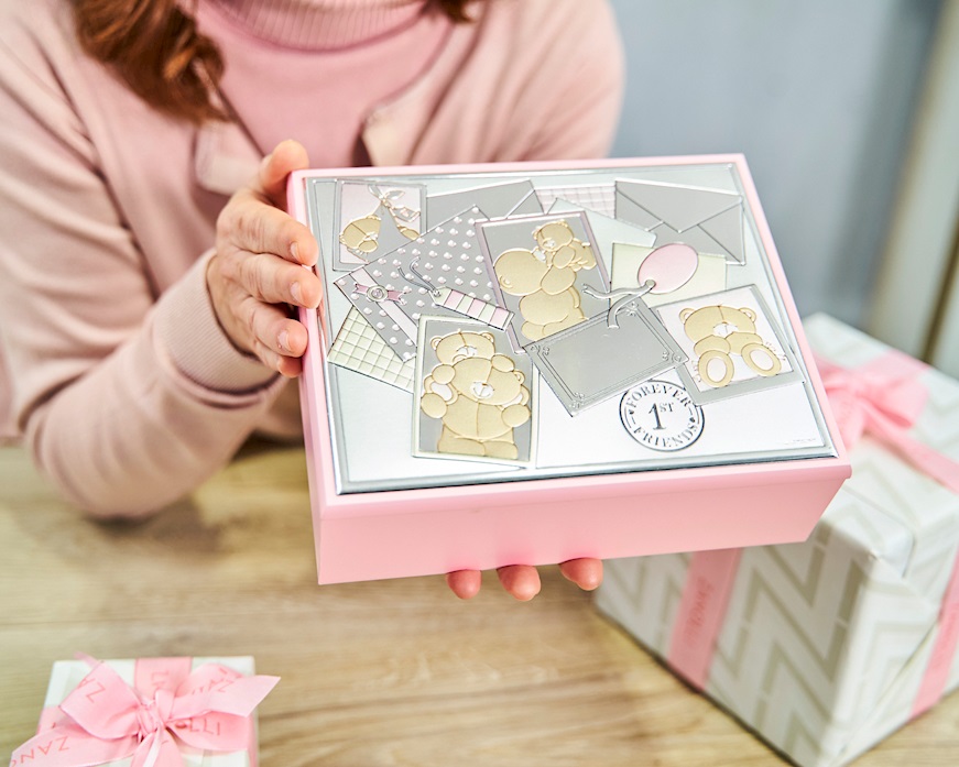 Scatola ricordi Forever Friends rosa Selezione Zanolli