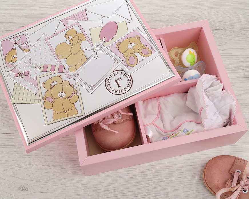 Scatola ricordi Forever Friends rosa Selezione Zanolli