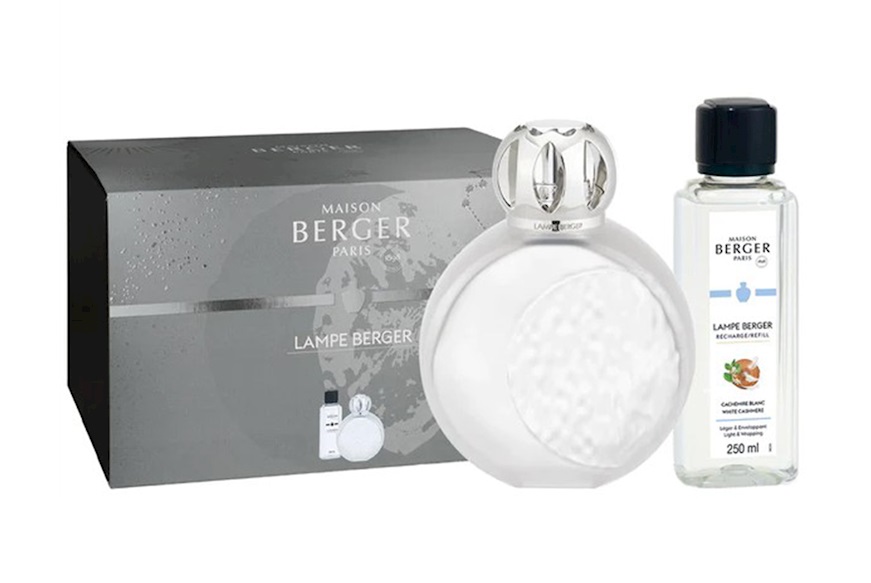 Gift Pack Lamp Astral Givree with Cachemire Blanc fragrance Maison Berger Paris
