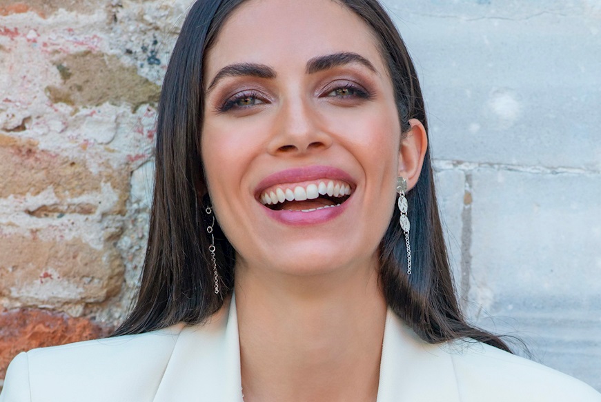 Pendant earrings Lulu silver with hammered rounds Selezione Zanolli