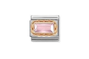 Pietra Rosa Composable acciaio e oro rosa Nomination