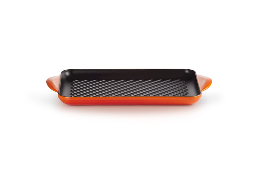 Rectangular grill Tradition cast iron orange Le Creuset