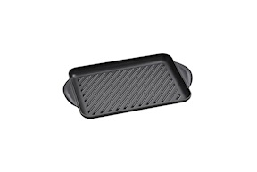 Grill rettangolare Tradition ghisa nera Le Creuset