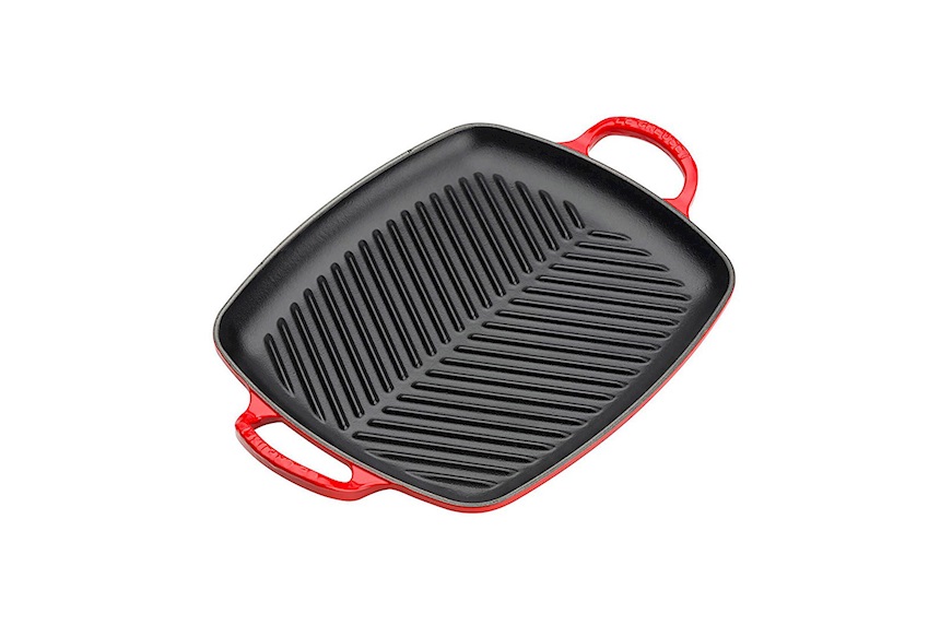 Grill rettangolare Evolution ghisa ciliegia Le Creuset