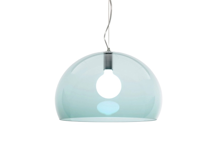 Lampada sospensione Fl/y colore petrolio Kartell