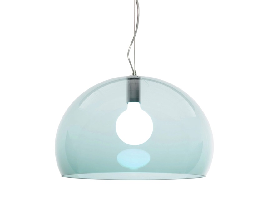 Lampada sospensione Fl/y petrolio Kartell