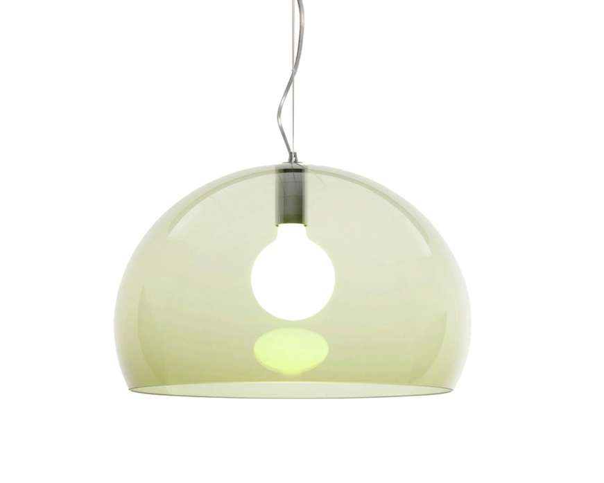 Lampada sospensione Fl/y verde oliva Kartell