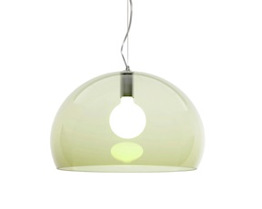 Suspension lamp Fl/y olive green Kartell