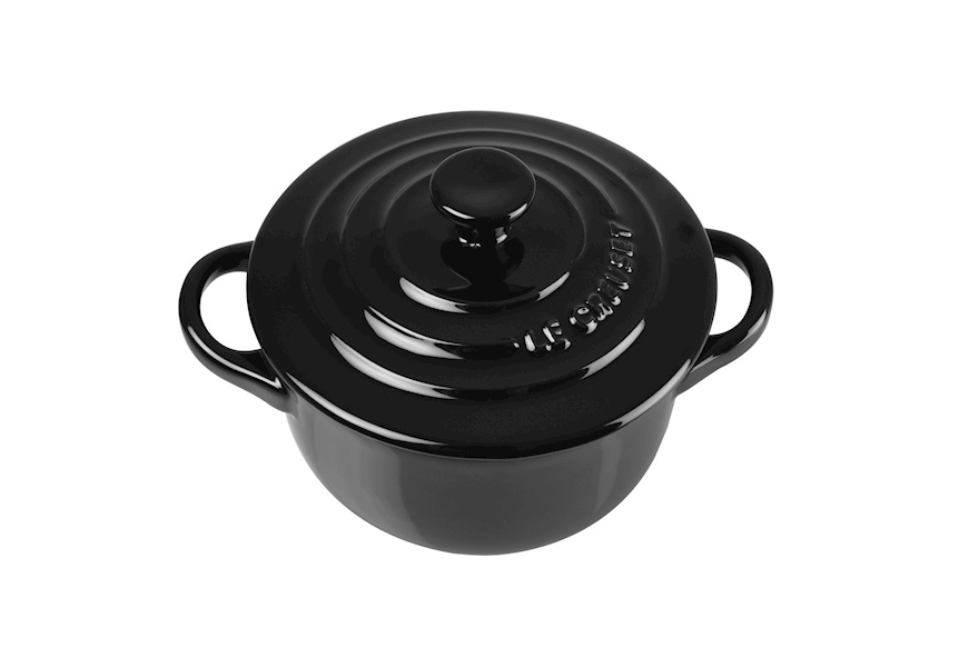 Mini cocotte gres nera Le Creuset