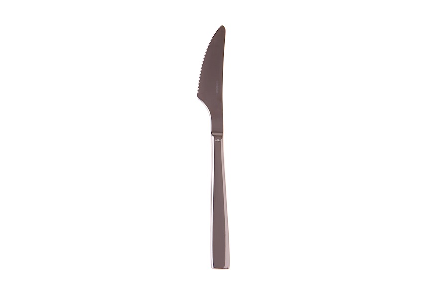 Steak knife Flat Black steel Sambonet