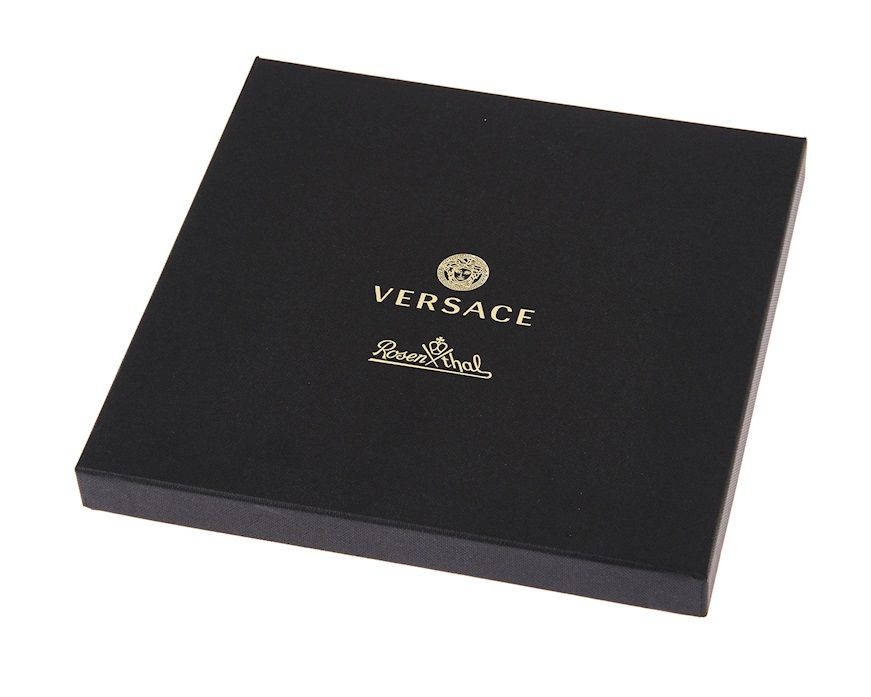 Fruit plate Madusa Amplified porcelain black Versace