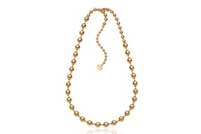 Collana Sphere in bronzo dorato Unoaerre