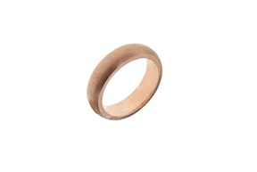 Wedding ring silver rosè satin Selezione Zanolli