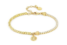 Bracelet Chic&Charm silver with tree of life pendant and white zircons Nomination