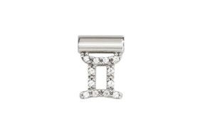 Pendant SeiMia silver Gemini with zircons Nomination