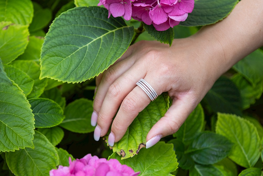 Ring Lovelight silver with white cubic zirconia Nomination